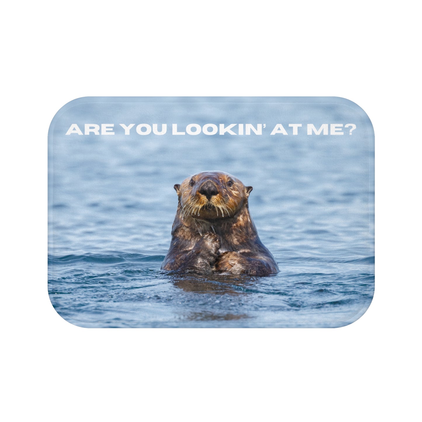 Adorable Otter Mat for the Bathroom or Any Room