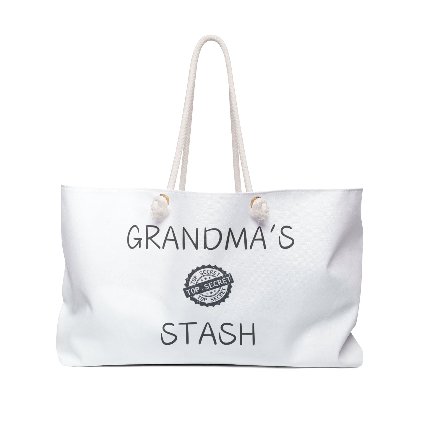 Grandma's Secret Stash Weekender Bag | Mother's Day Gift | Birthday Gift | Holiday Gift