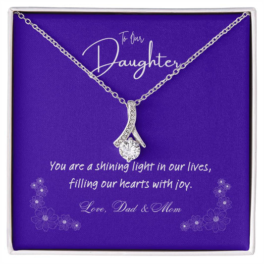 Shining Light Necklace for Our Daughter